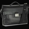 Borsa da lavoro in pelle morbida 15'' Nero