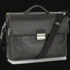 Borsa da lavoro in pelle morbida 15'' Moka