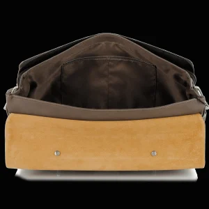 Borsa da lavoro in pelle morbida 15'' Nero