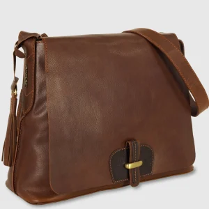 Borsa donna a tracolla in pelle Sarah Castagno