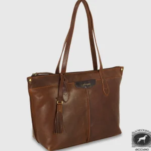 Borsa Shopping in pelle Mary Castagno