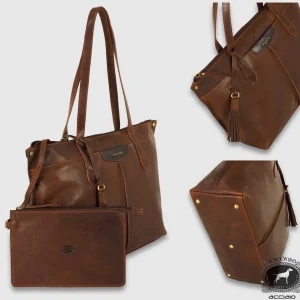 Borsa Shopping in pelle Mary Castagno