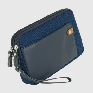 Borsello a mano pochette uomo Even 8" Blu Navy