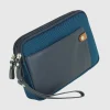 Borsello a mano pochette uomo Even 8" Blu Cobalto