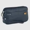 Borsello a mano pochette uomo Obi 7" pelle Blu