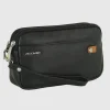 Borsello a mano pochette uomo Obi 7" pelle Nero