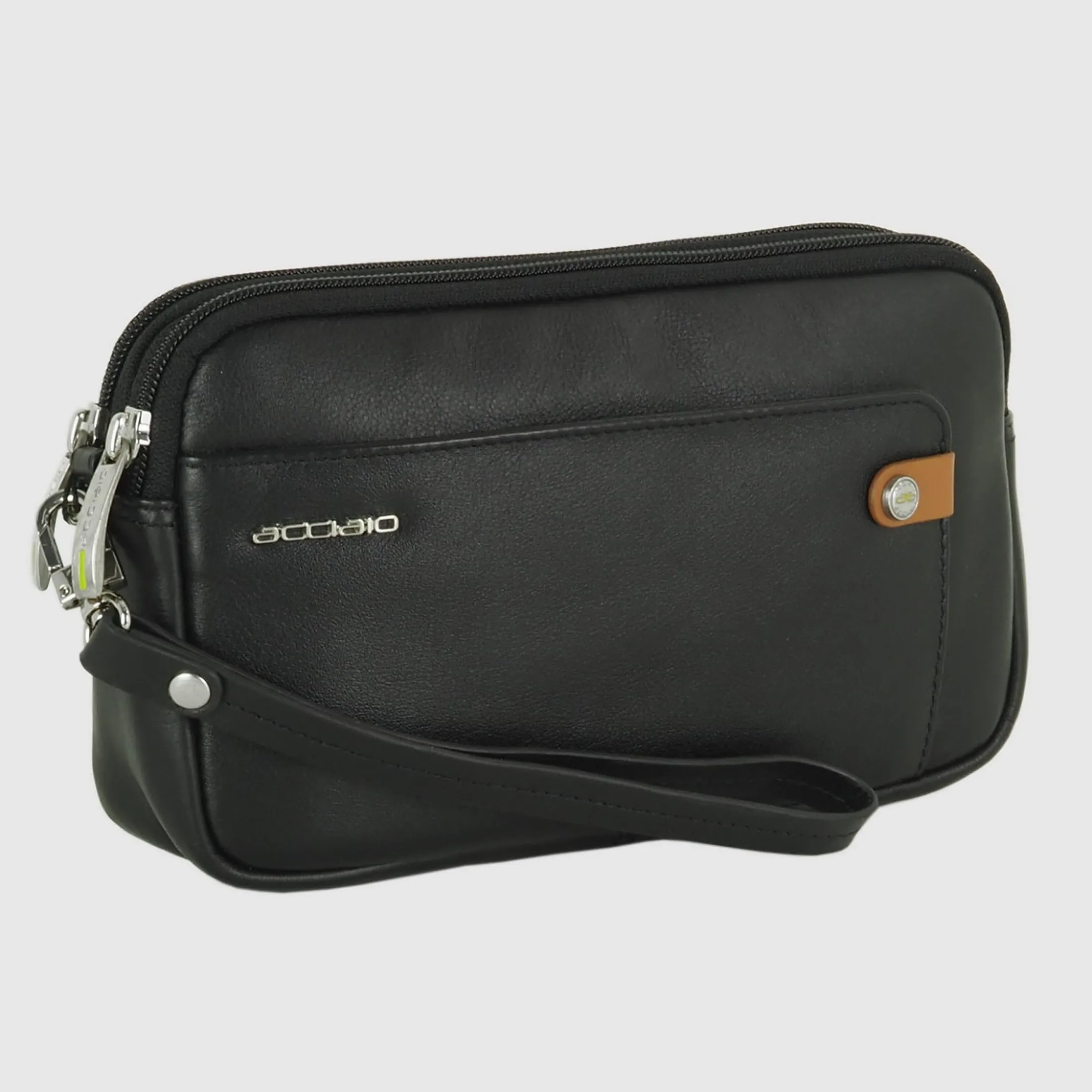 borsello_a_mano_pochette__0-7.webp Borsello a mano pochette uomo Obi 7" pelle Nero