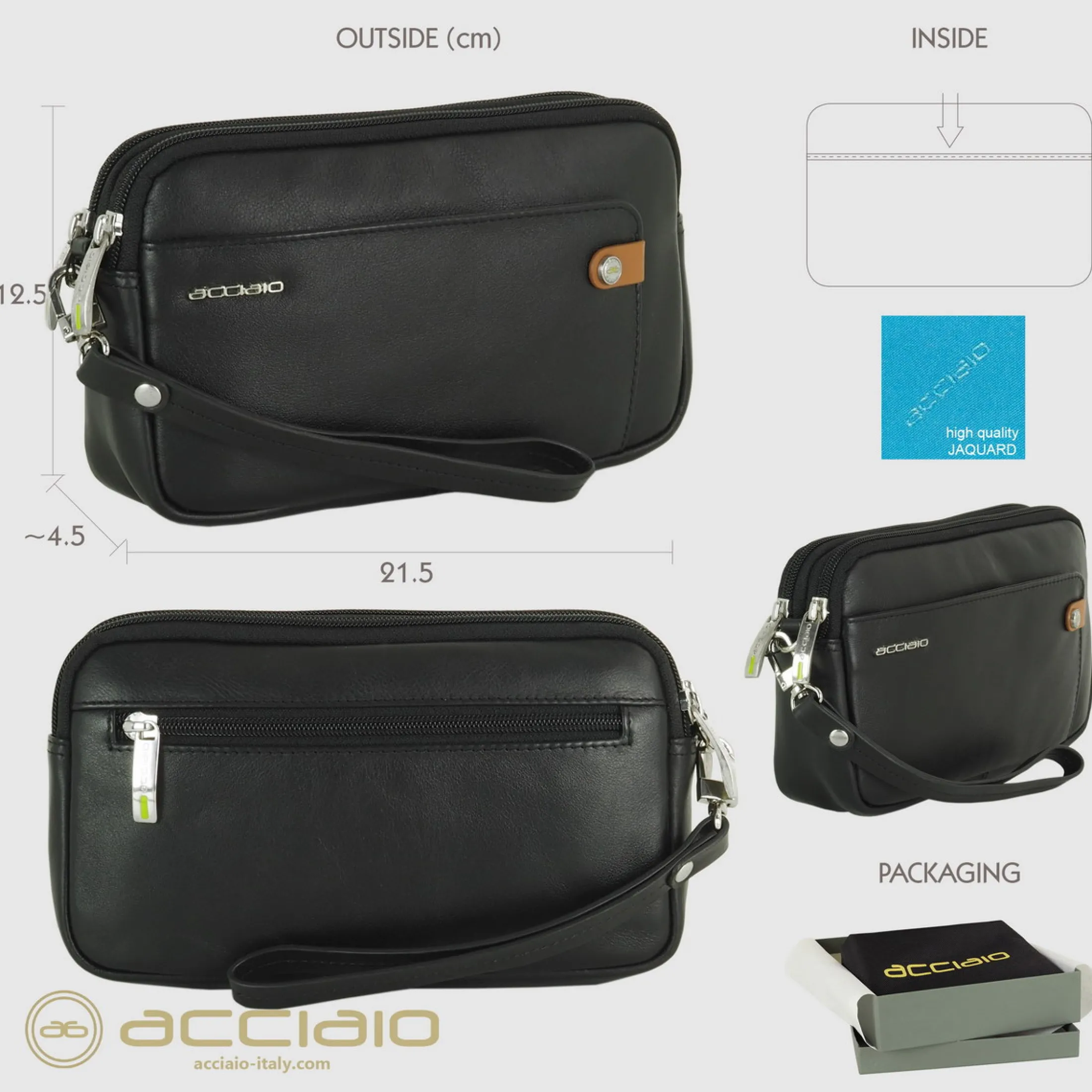 borsello_a_mano_pochette__1-7.webp Borsello a mano pochette uomo Obi 7" pelle Nero