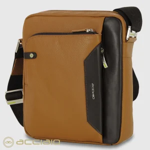 Borsello uomo a Tracolla fianco largo 11" in pelle 2243