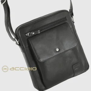 Borsello uomo a tracolla in pelle Camdem Town Nero