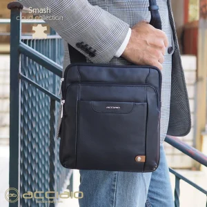 Borsello uomo a tracolla Smash in pelle Blu