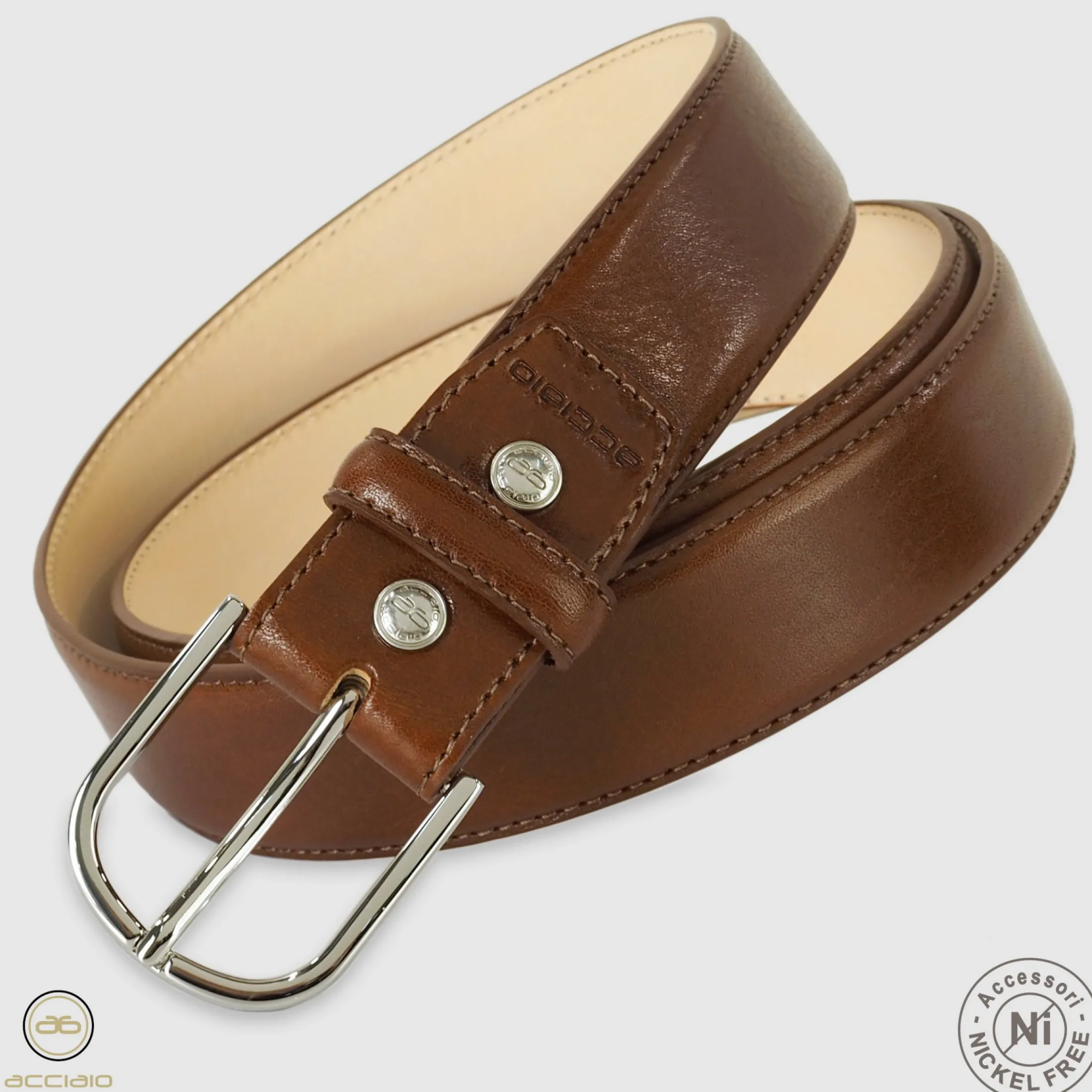 cintura_classica_uomo_rai_2-2.webp Cintura classica uomo Rainbow in pelle Vacchetta Cognac