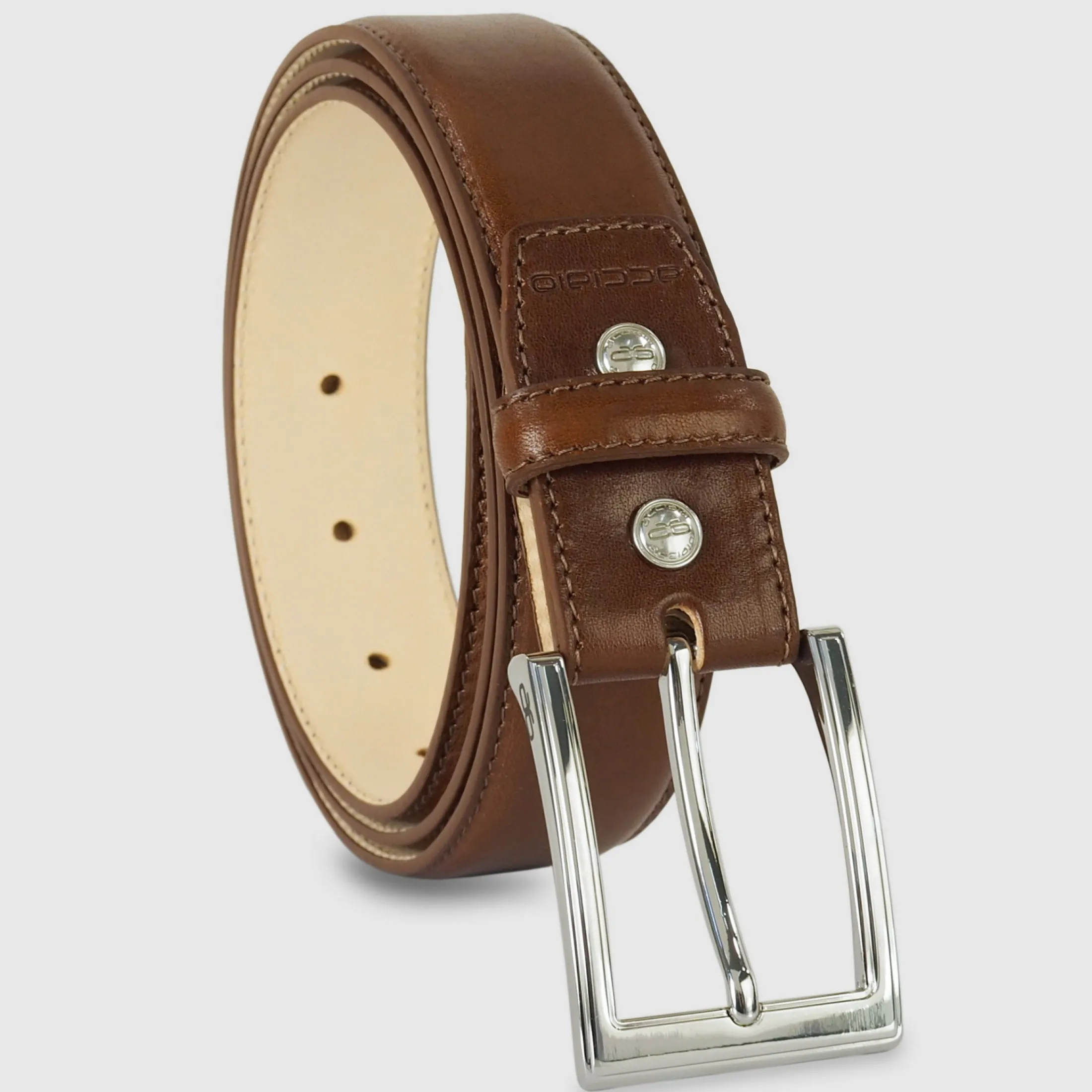cintura_classica_uomo_sap_0-2.webp Cintura classica uomo Sapphire in pelle Vacchetta Cognac