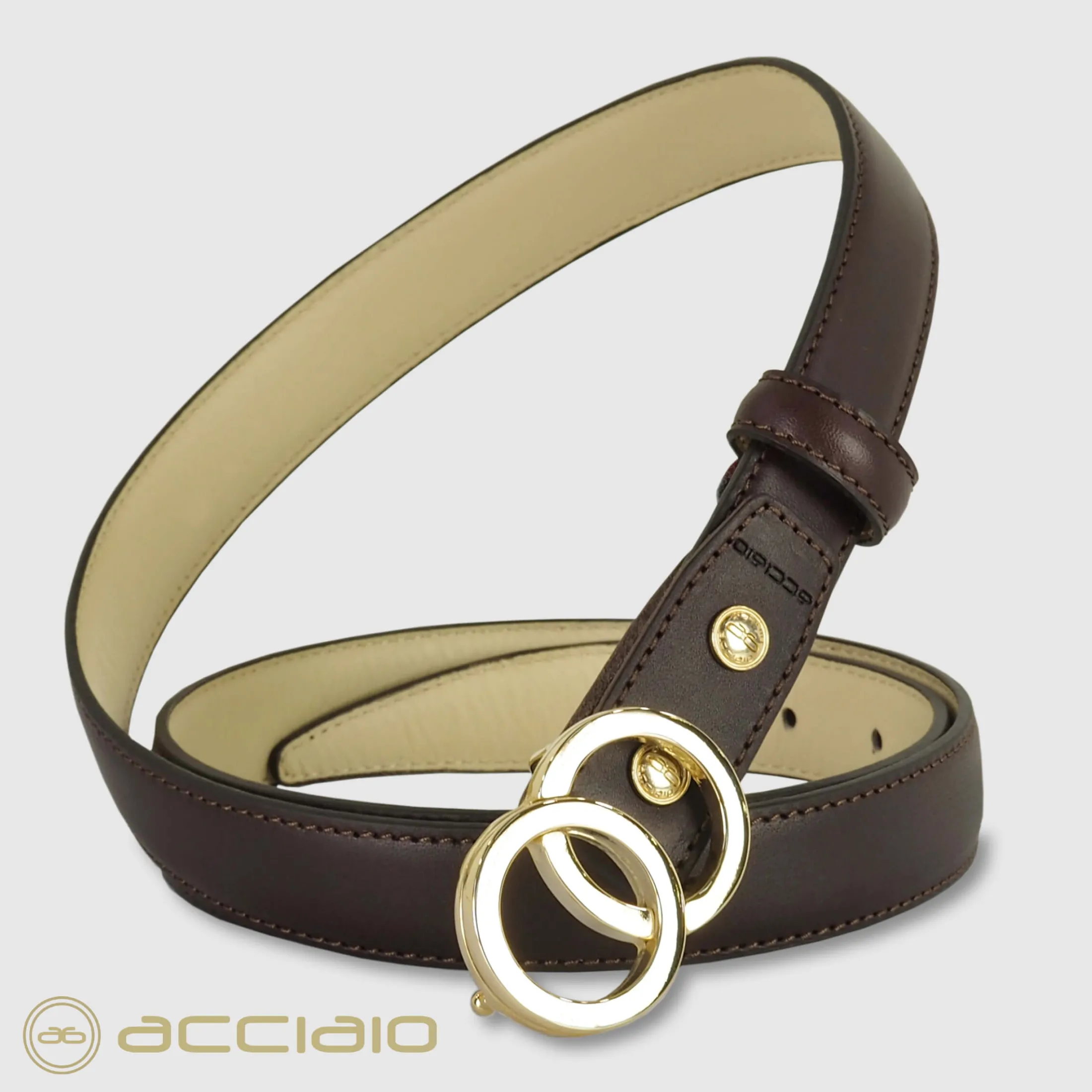 cintura_donna_sottile_in__0-3.webp Cintura donna sottile in pelle Eclipse Oro cuoio Marrone