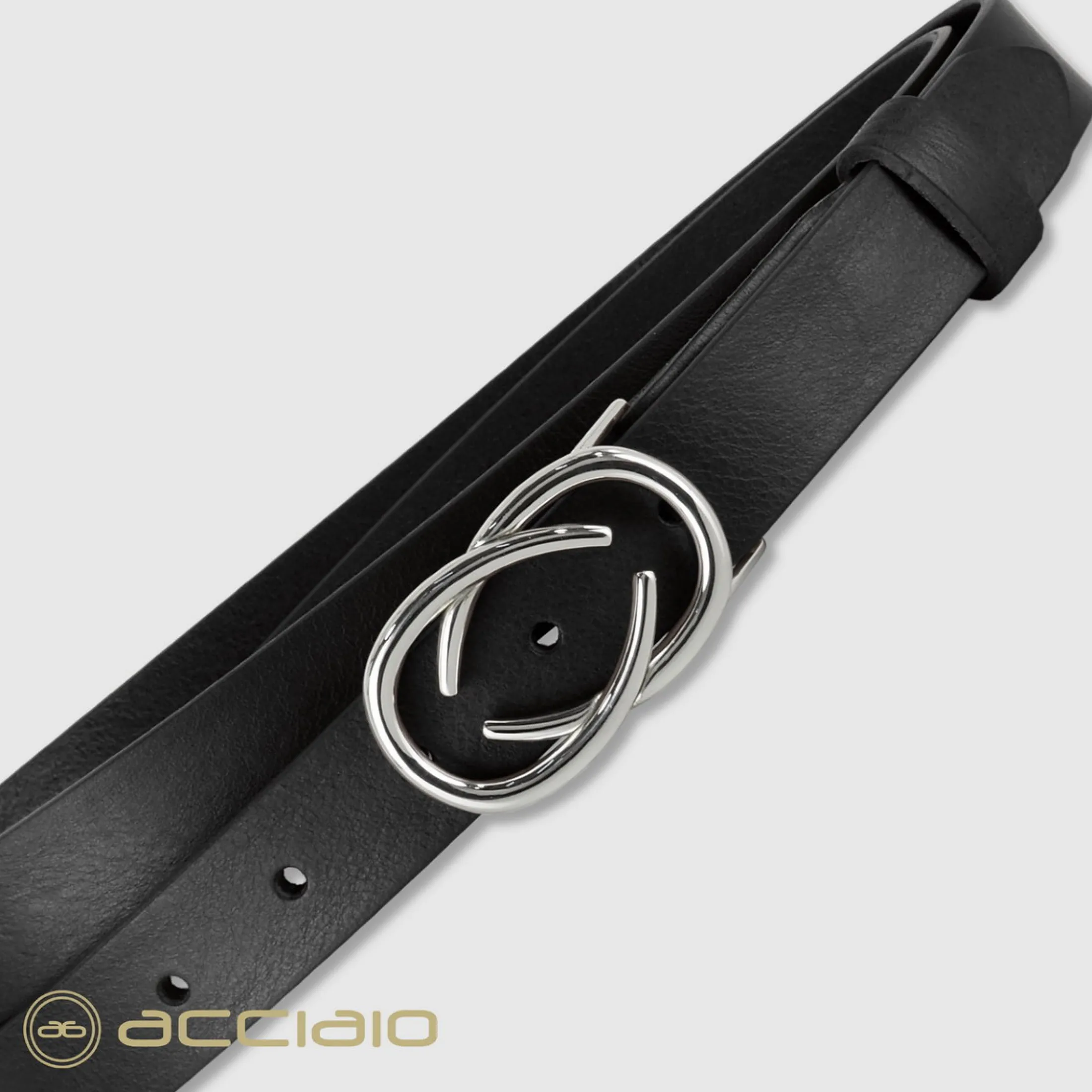 cintura_donna_sottile_in__3-2.webp Cintura donna sottile in pelle Infinity Palladio cuoio Nero