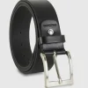 Cintura in cuoio alta 40 casual da jeans col. Nero