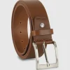 Cintura in cuoio alta 40 casual da jeans Cognac