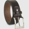 Cintura in cuoio alta 40 casual da jeans Moka
