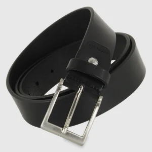 Cintura in cuoio casual da jeans colore Nero