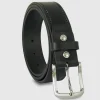 Cintura in cuoio sportiva Jade pelle Nera