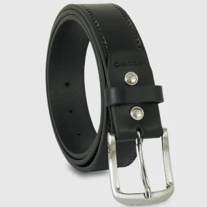 Cintura in cuoio sportiva Jade pelle Nera