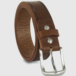 Cintura in cuoio sportiva Jade pelle Marrone chiaro