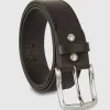 Cintura in cuoio uomo da 40 Jade pelle colore Marrone scuro