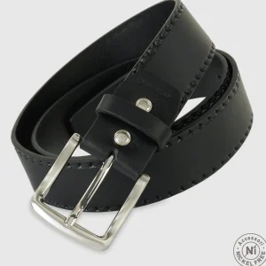 Cintura in cuoio uomo da 40 Jade pelle colore Nero