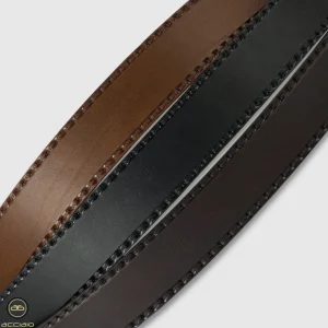 Cintura in cuoio uomo da 40 Jade pelle colore Marrone scuro