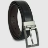 Cintura reversibile uomo double face Emerald pelle Nero/Marrone