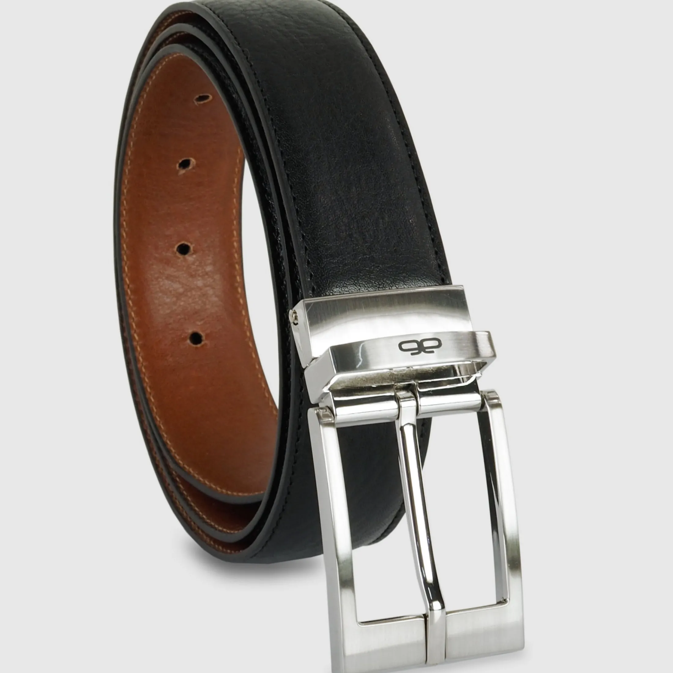 cintura_reversibile_uomo__0-4.webp Cintura reversibile uomo double face Square pelle Nero/Cognac