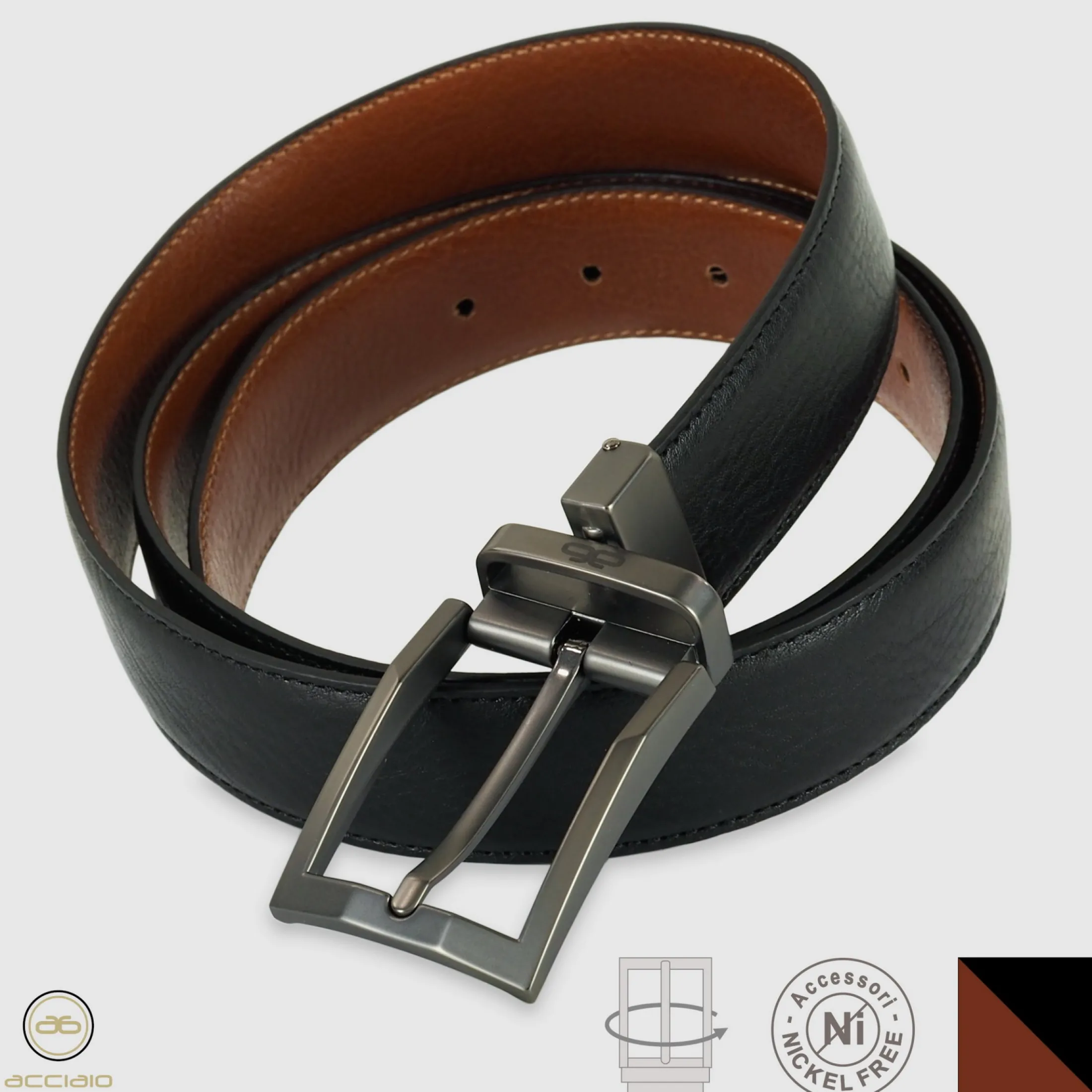 cintura_reversibile_uomo__2-1.webp Cintura reversibile uomo double face Emerald pelle Nero/Cognac