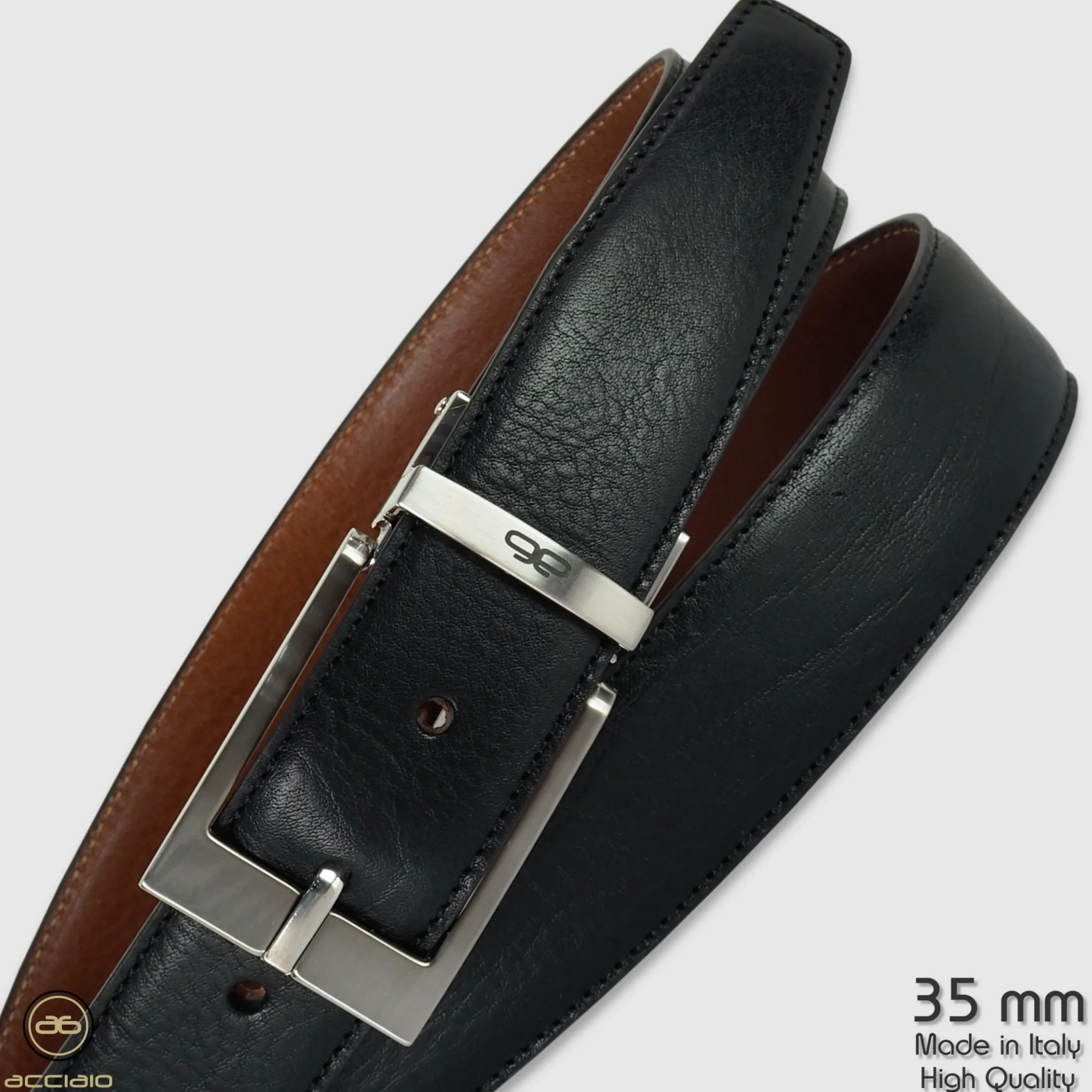 cintura_reversibile_uomo__4.webp Cintura reversibile uomo double face Square pelle Nero/Cognac