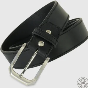 Cintura uomo cuoio Onyx in pelle Nera