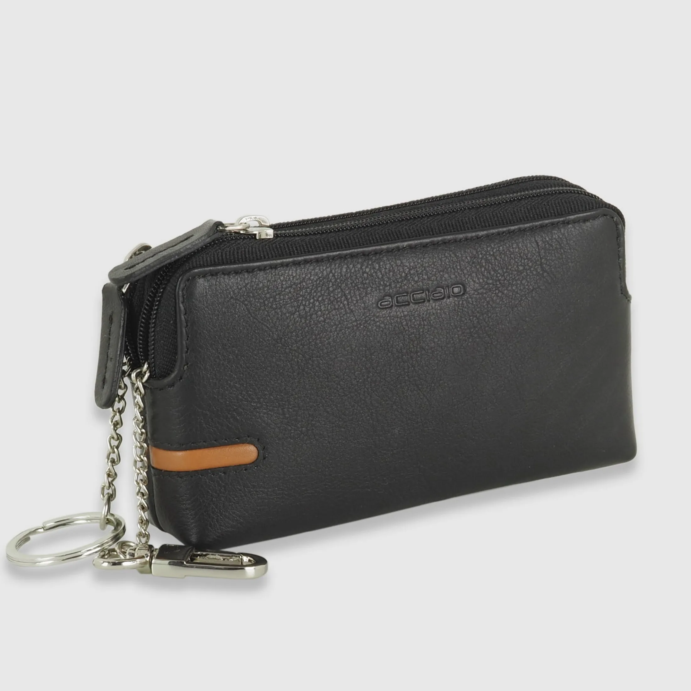 pochette_portamonete_port_0-2.webp Pochette portamonete portachiavi 2 vani zip in pelle Nero
