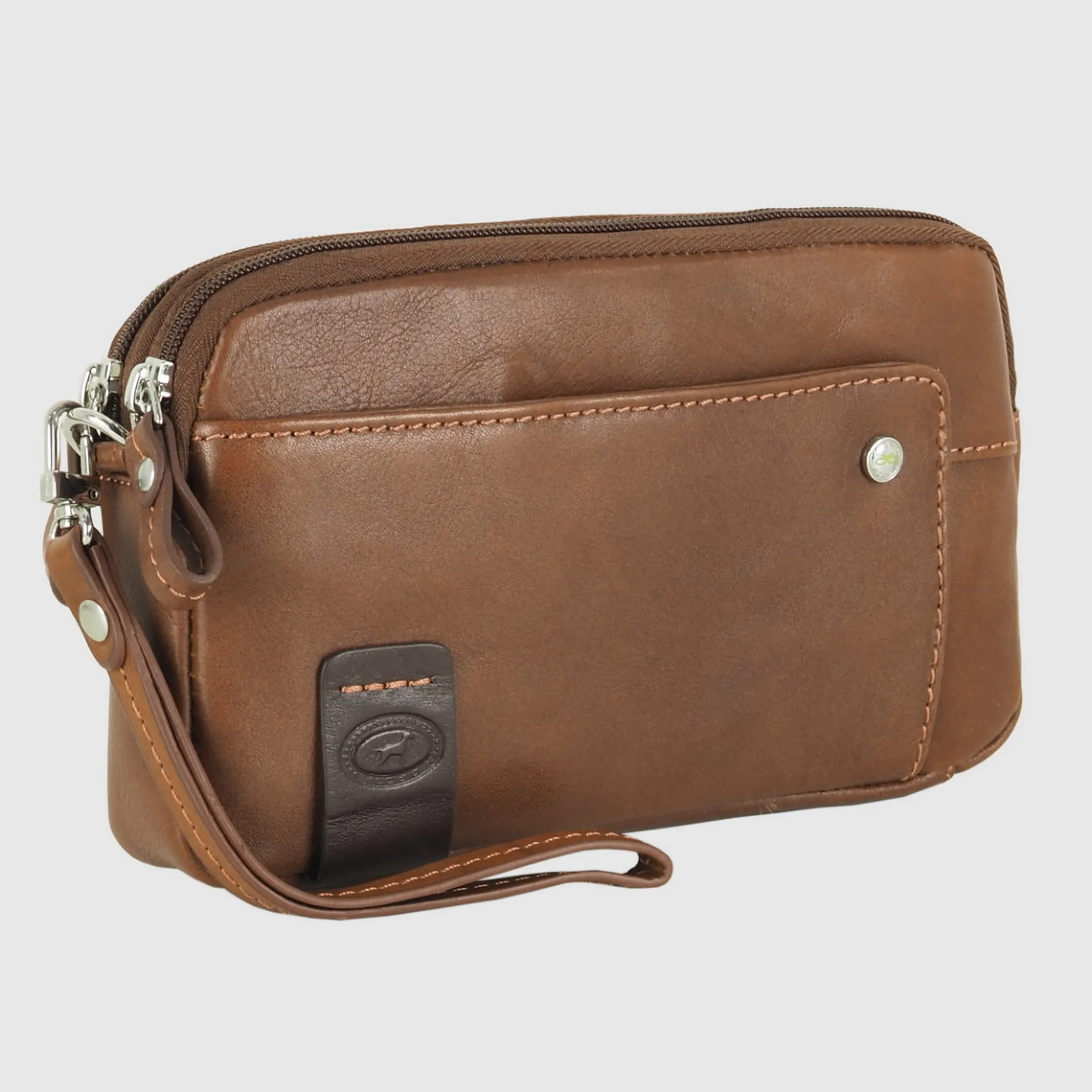pochette_uomo_in_pelle__v_0-1.webp Pochette Uomo in pelle 2 vani zip borsello a mano Harry 7" Castagno