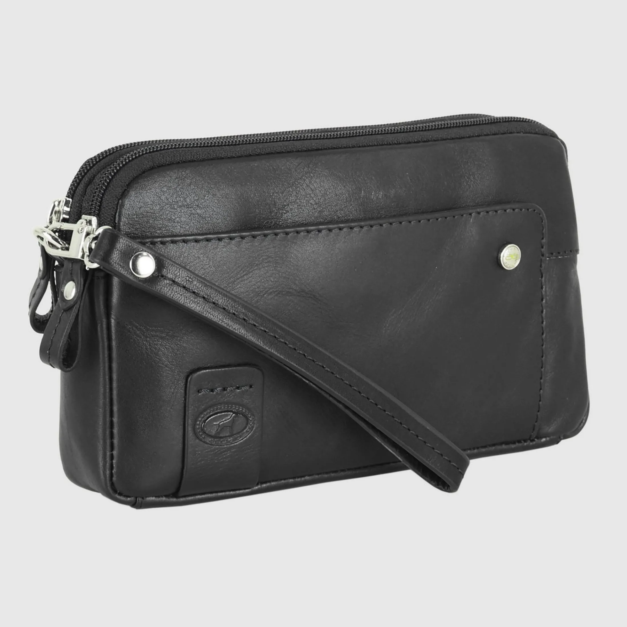 pochette_uomo_in_pelle__v_0-3.webp Pochette Uomo in pelle 2 vani zip borsello a mano Harry 7" Nero