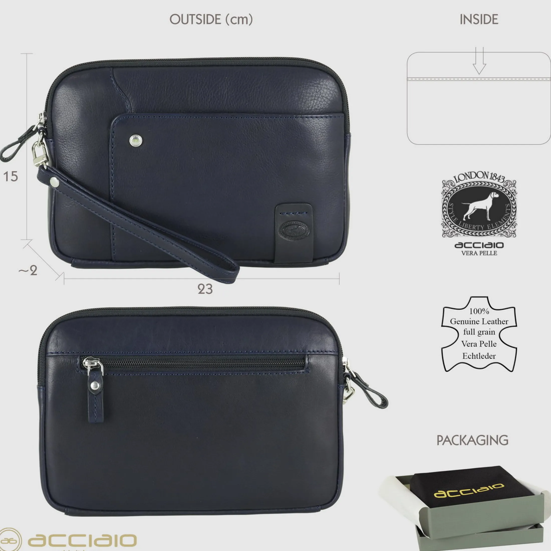 pochette_uomo_in_pelle_bo_3-4.webp Pochette Uomo in pelle borsello a mano Richard 9" Blu