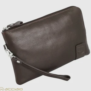 Pochette Uomo piatta in pelle borsello a mano Oliver 9