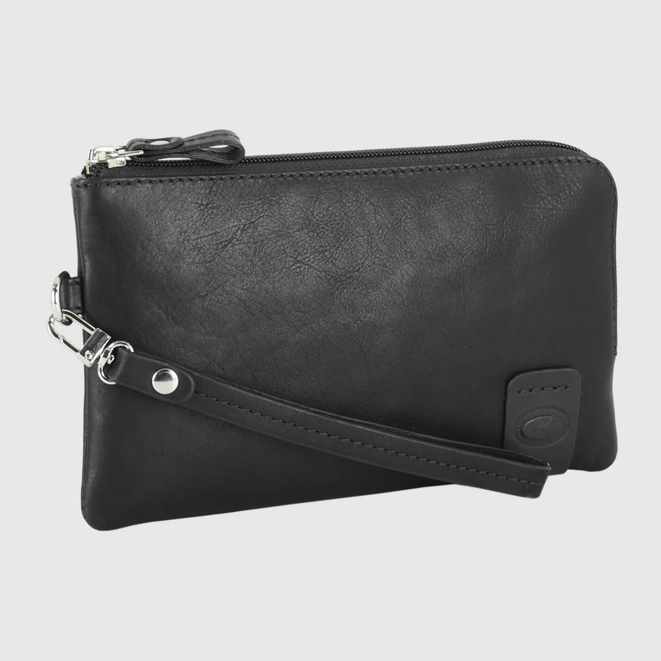 pochette_uomo_piccola_in__1-3.webp Pochette Uomo piccola in pelle borsello a mano Thomas 7" Nero