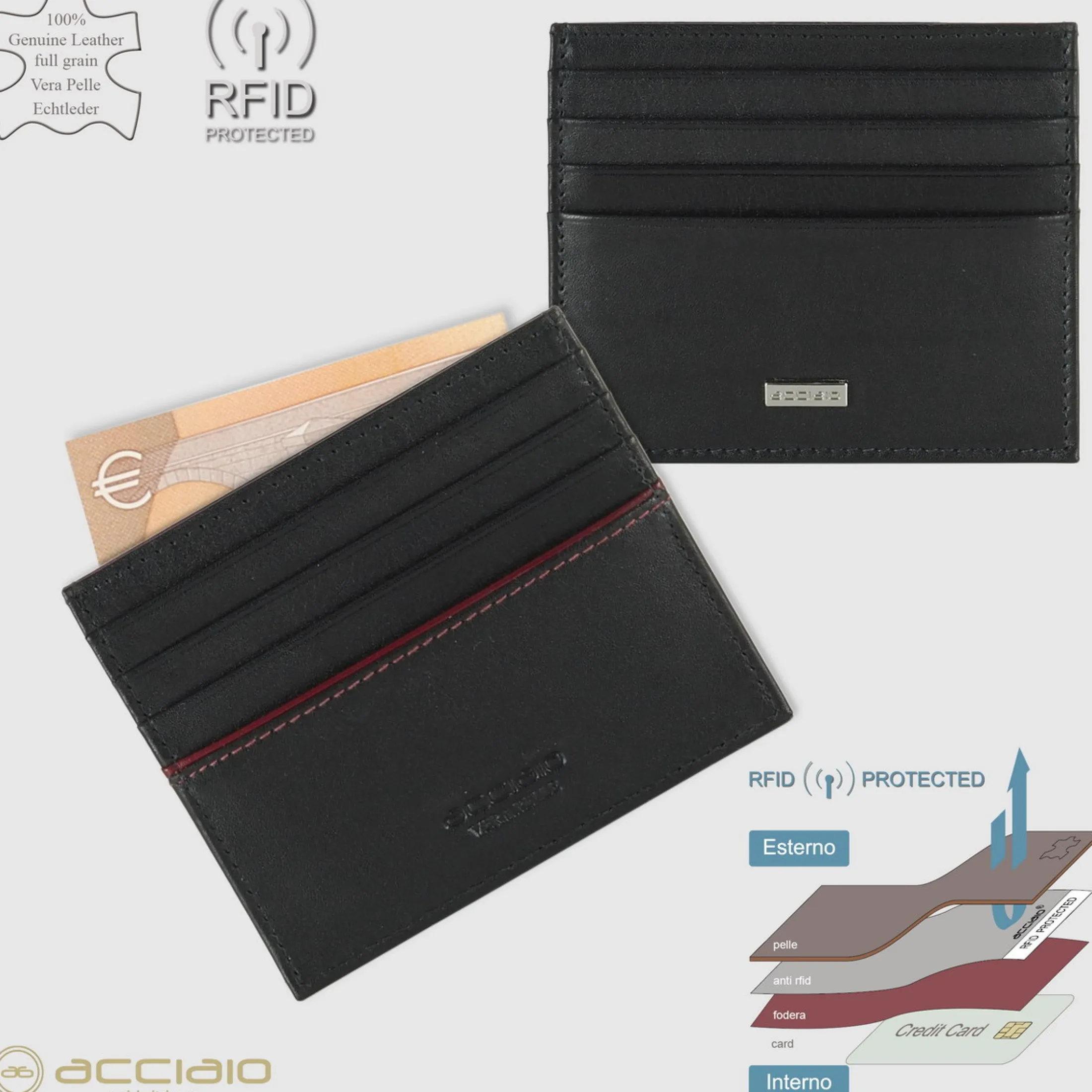 porta_carte_di_credito_in_2-1.webp Porta carte di credito in pelle liscia Nero