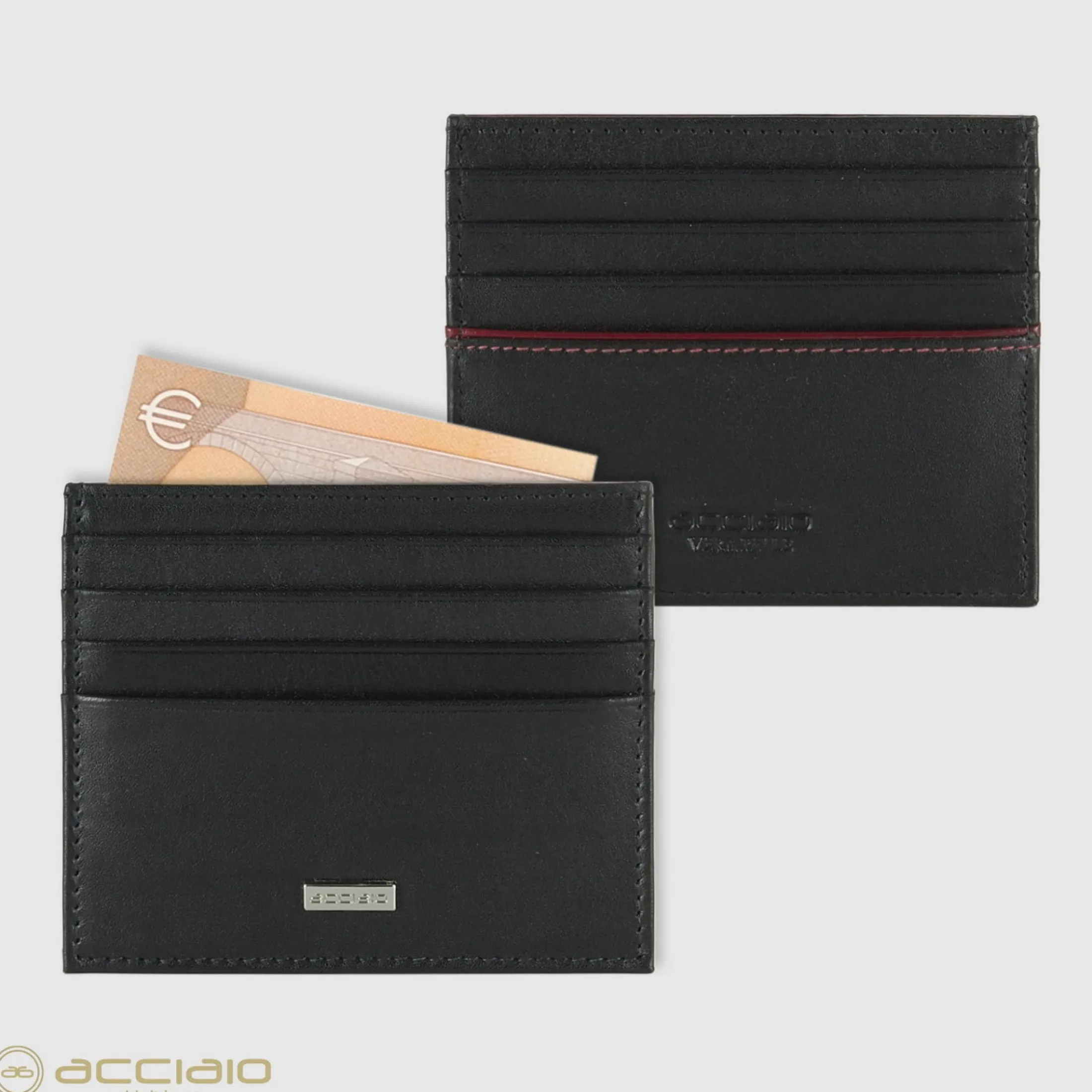 porta_carte_di_credito_in_4-1.webp Porta carte di credito in pelle liscia Nero