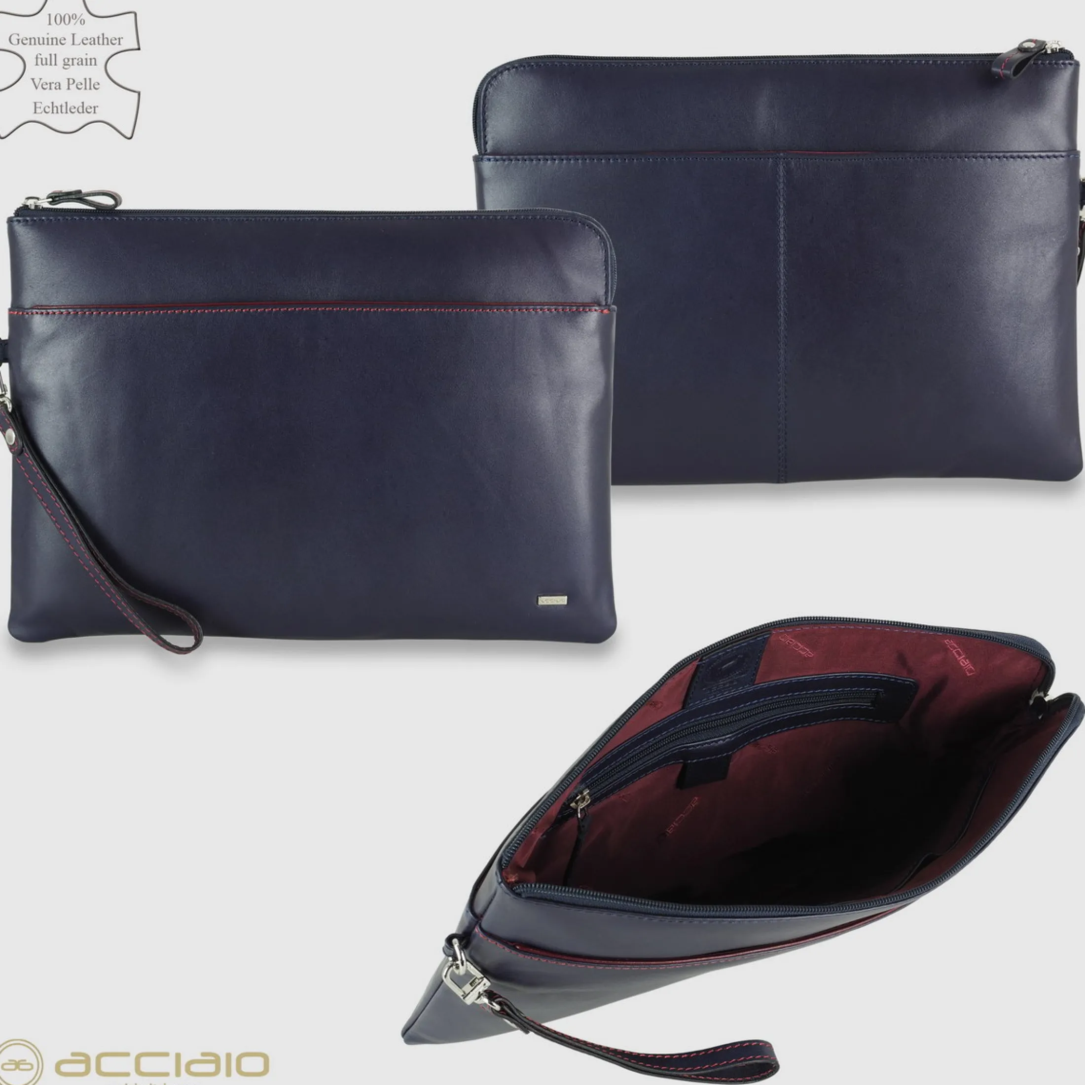portadocumenti_zip_a_cart_2.webp Portadocumenti zip A4 Cartellina in pelle liscia Blu Ink
