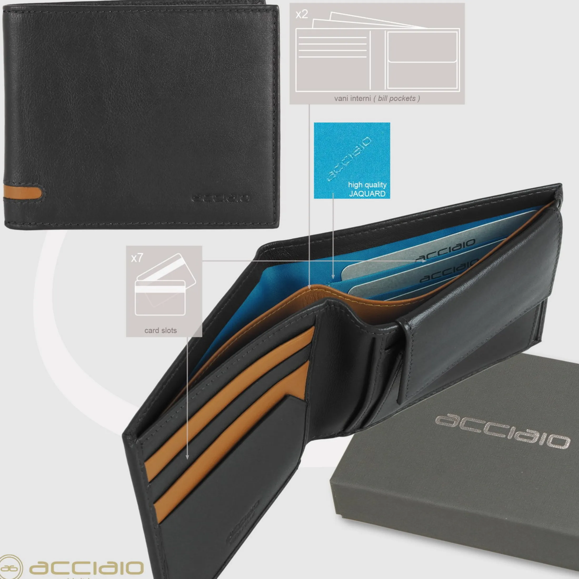 portafoglio_da_uomo_con___2-4.webp Portafoglio da uomo con 7 carte e portamonete, Nero