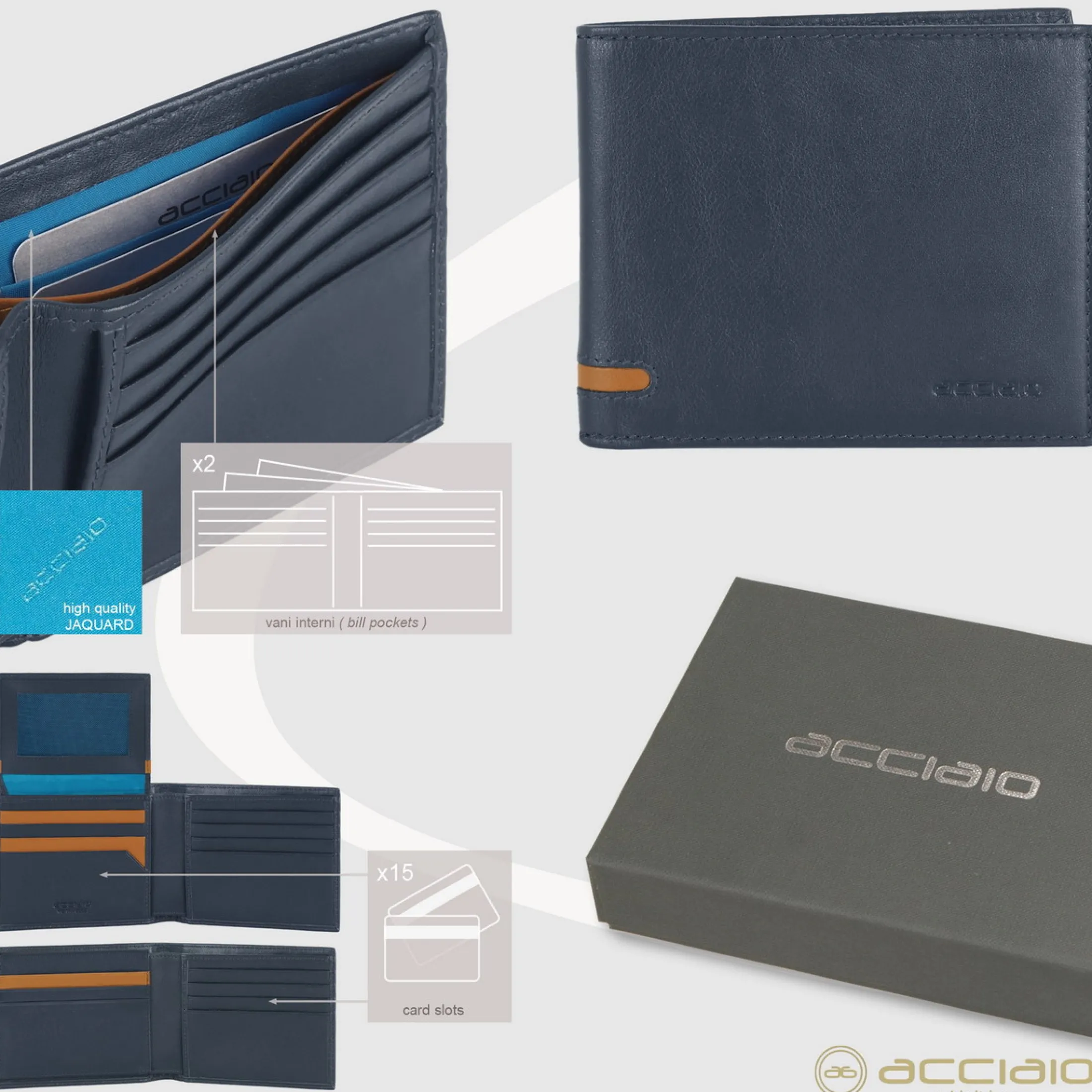 portafoglio_da_uomo_con___2.webp Portafoglio da uomo con 15 carte di credito e patta, Blu