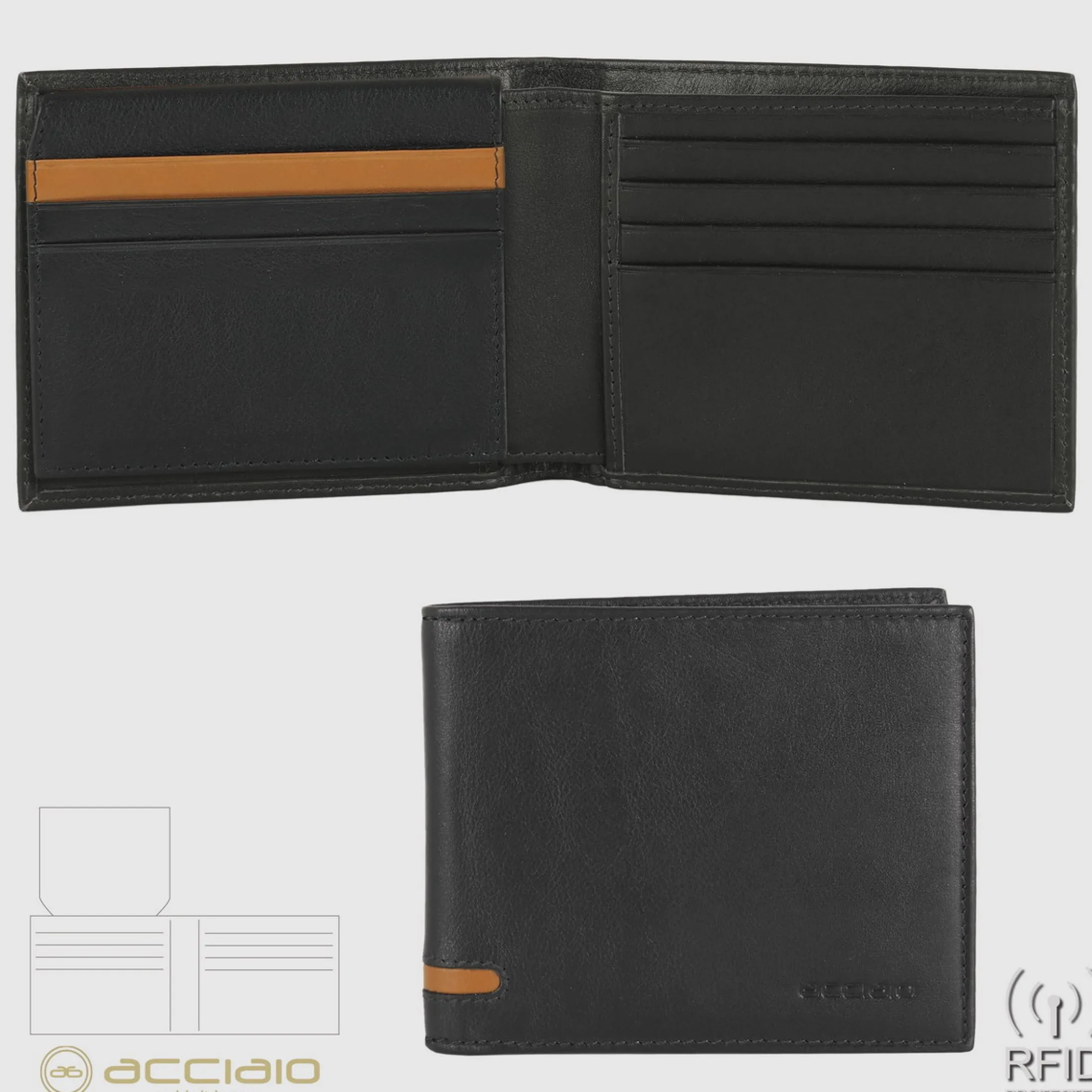 portafoglio_da_uomo_con___4-1.webp Portafoglio da uomo con 15 carte di credito e patta, Nero