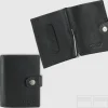 Portafoglio Mini in pelle con Fermasoldi a molla