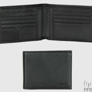 Portafoglio uomo classico 8 carte di credito in pelle