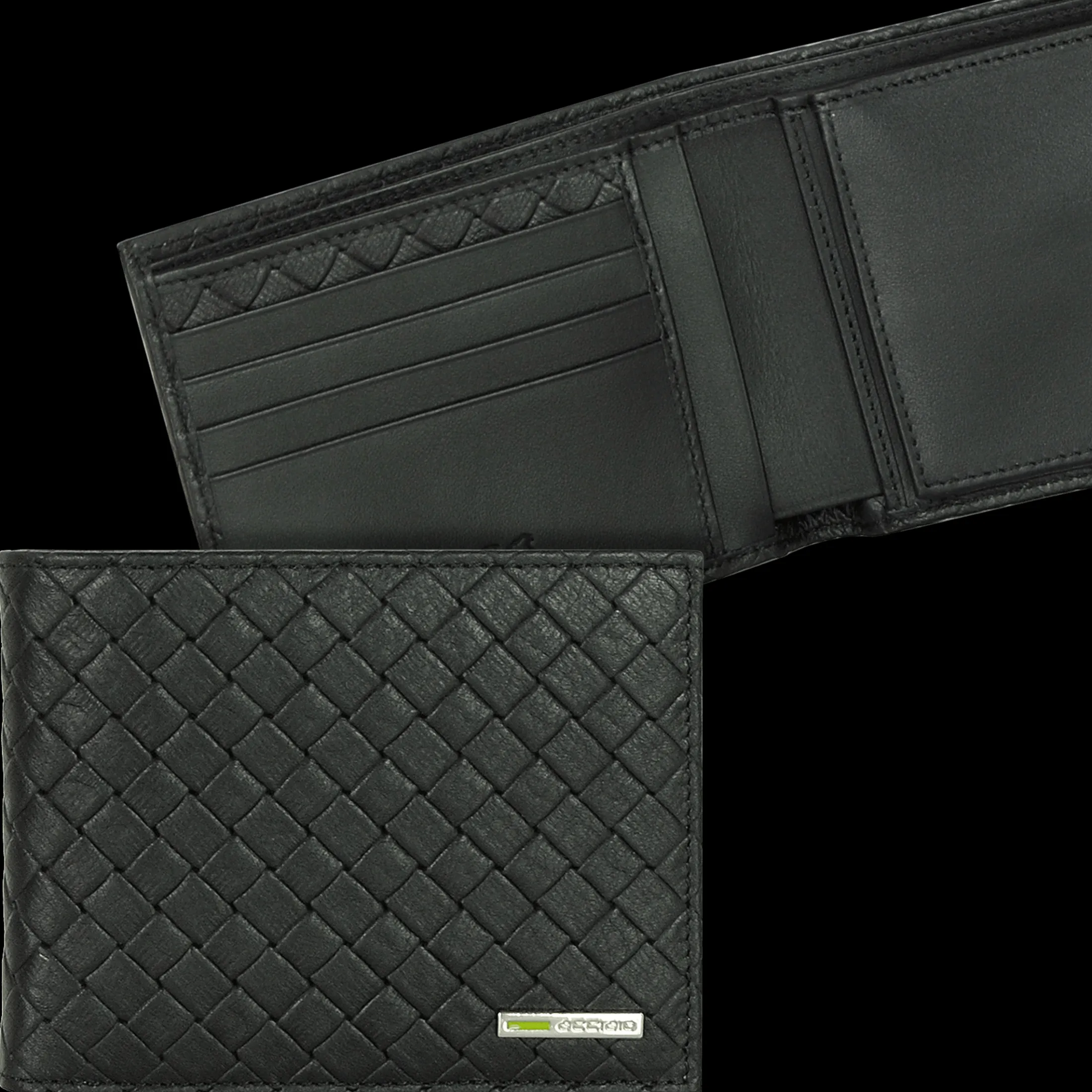 portafoglio_uomo_portamon_0.webp Portafoglio uomo Portamonete e 4 carte in pelle Intrecciata