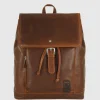 Zaino classico in pelle Piccadilly 15" Castagno